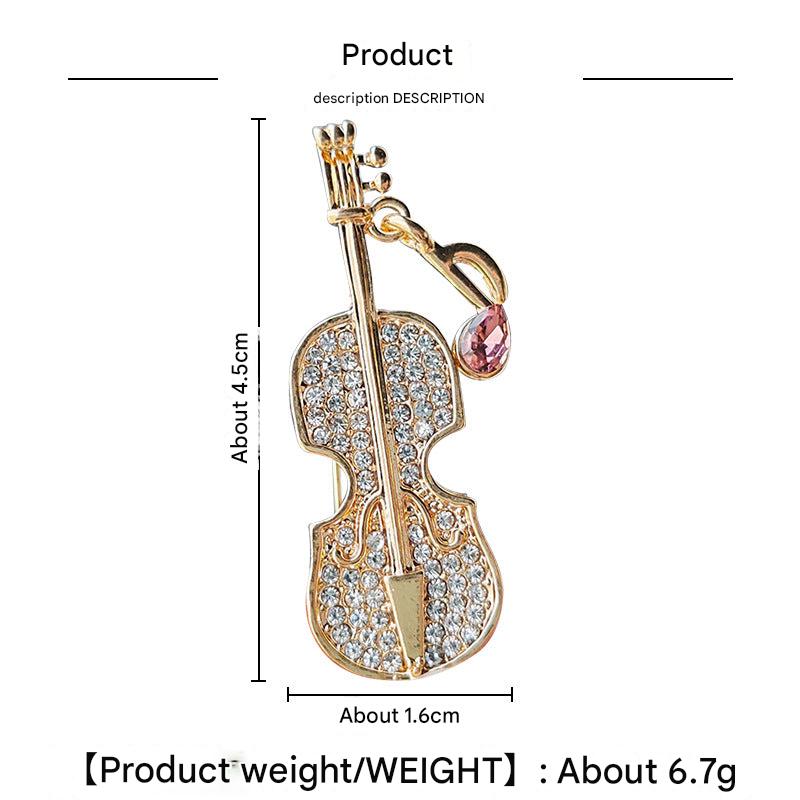 Creative Musical Note Brooch Image 8