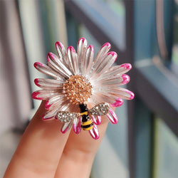Durable Alloy Floral Brooch Pin