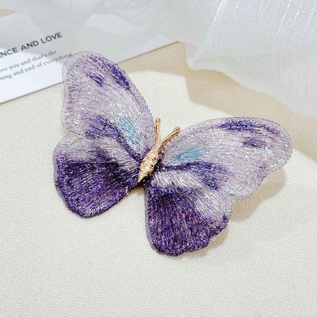 Multiple colour options of butterfly floral pins