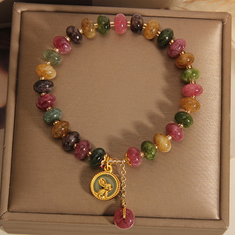 Unique rabbit charm on the bracelet