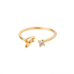creative design of gold plated ring