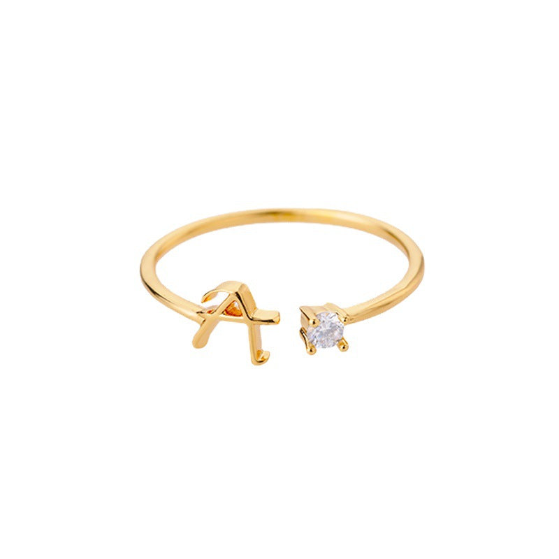 creative design of gold plated ring