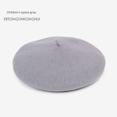 Kids wool beret hat image 1