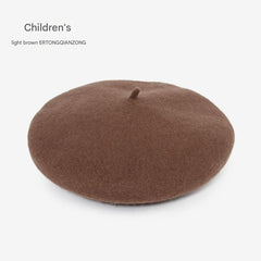 Kids wool beret hat image 3