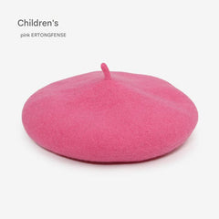 Kids wool beret hat image 4