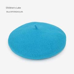 Kids wool beret hat image 6
