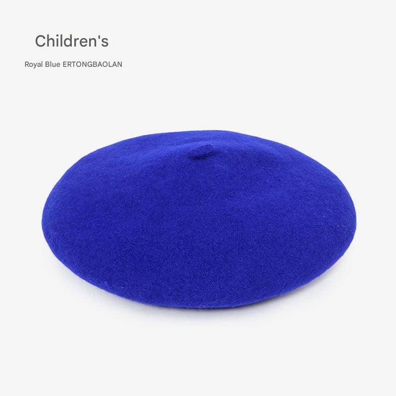Kids wool beret hat image 8