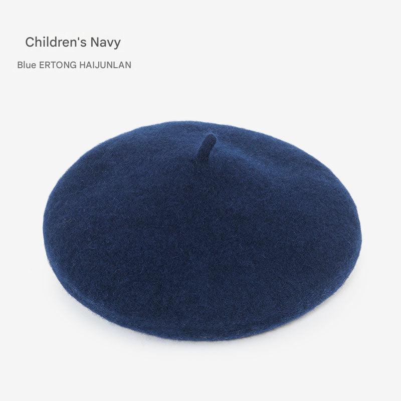 Kids wool beret hat image 9