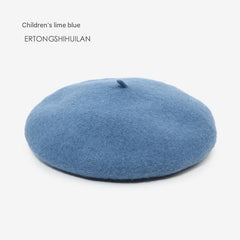 Kids wool beret hat image 1
