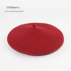 Kids wool beret hat image 1