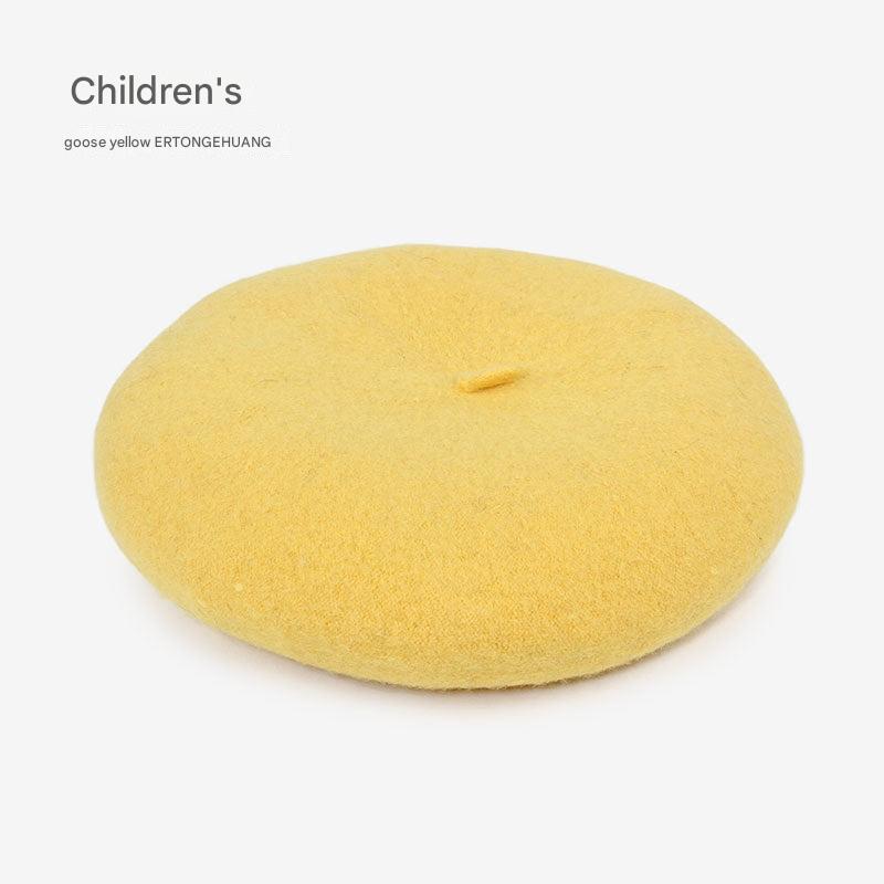 Kids wool beret hat image 6