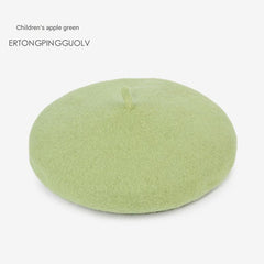 Kids wool beret hat image 5