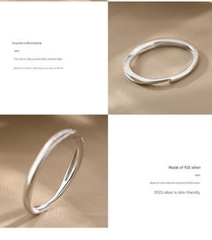 Wearing the adjustable ring on a finger
