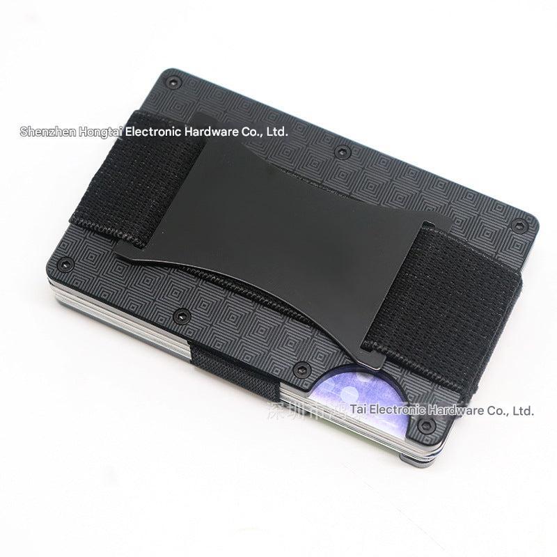 Sleek design of modern aluminium wallet