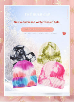 Purple warm beanie ideal for winter sports
