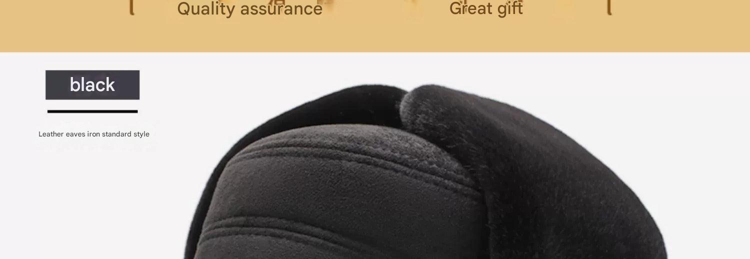 Warm and Cozy Winter Hat for Seniors showing front view