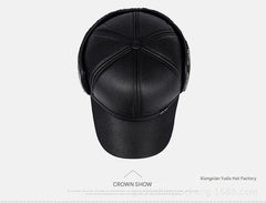 Warm cotton blend cap for winter