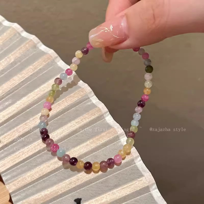 Elegant colourful beaded bracelet for women image 1
