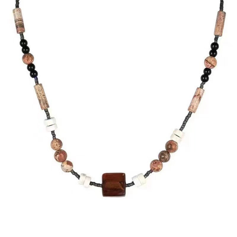 Chic Vintage Butterfly Bead Necklace Image 5