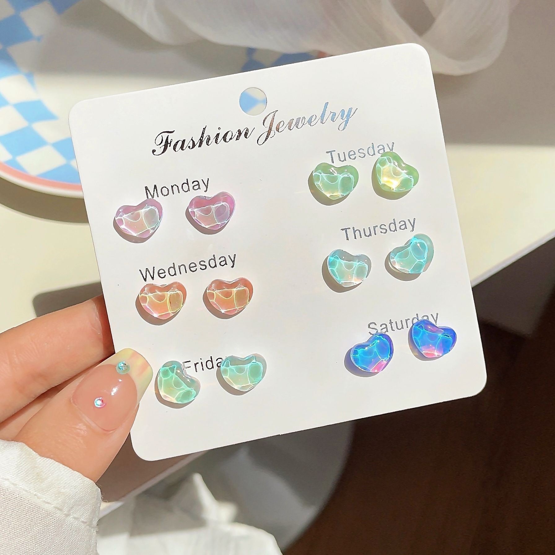 Colourful Stones Earrings for special occasions