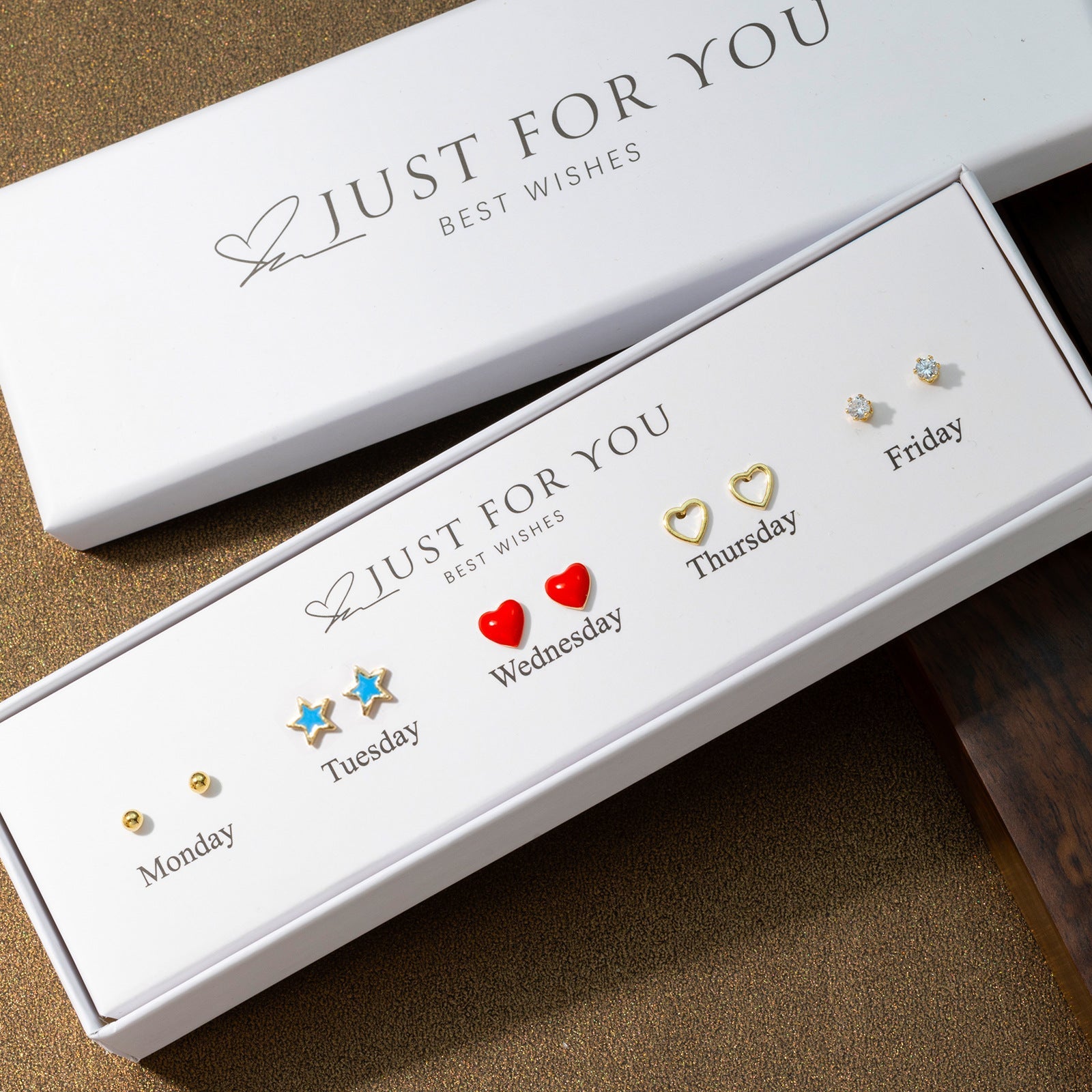 elegant S925 silver earrings in gift box image 1