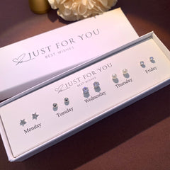 Cute Daisy Rabbit Stud Earrings Set - Image 2