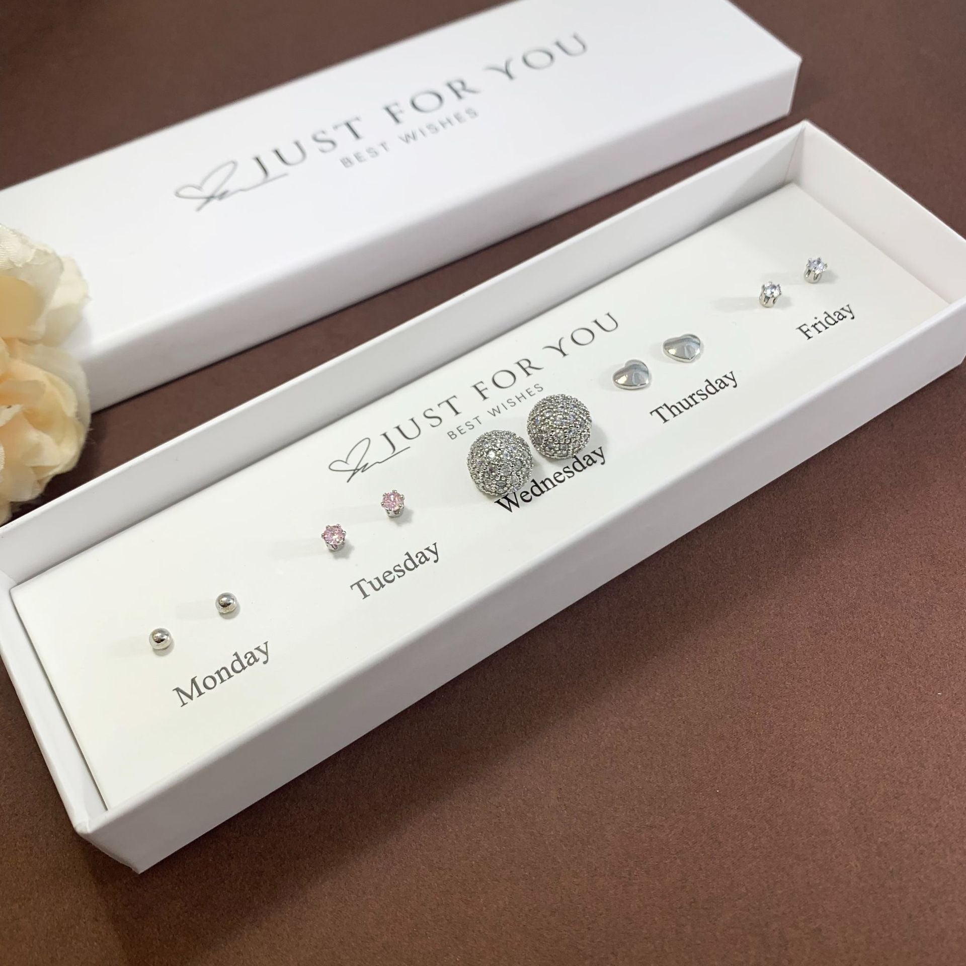 Close-up of S925 Silver Earrings - Image 10