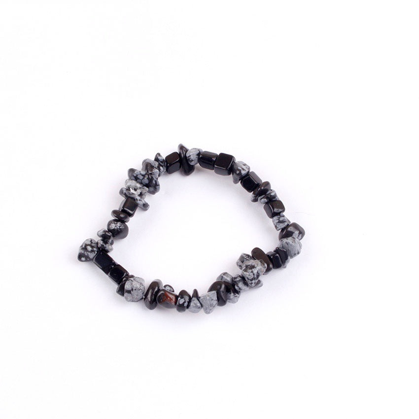 Natural gemstones beautifully strung on bracelet design