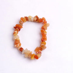 Craftsmanship details of handmade beaded bracelet