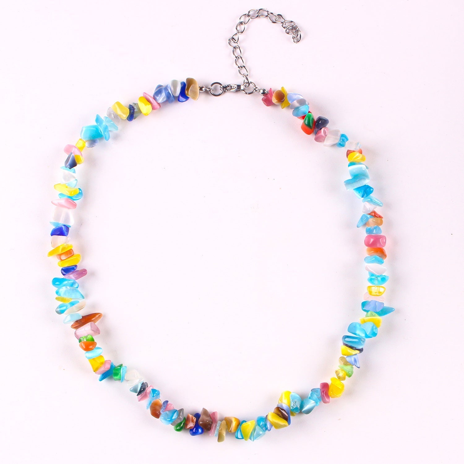 Beautiful handcrafted necklace with colourful beads