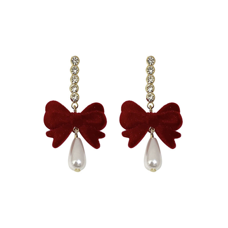 Chic and comfortable bow earrings for women