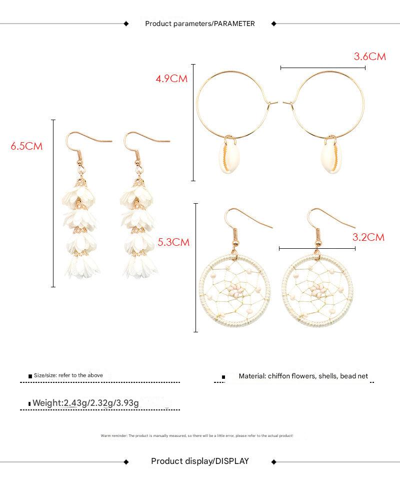 Trendy evening wear earrings
