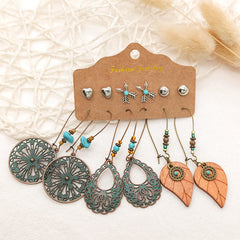 Elegant Vintage Style Earrings on display