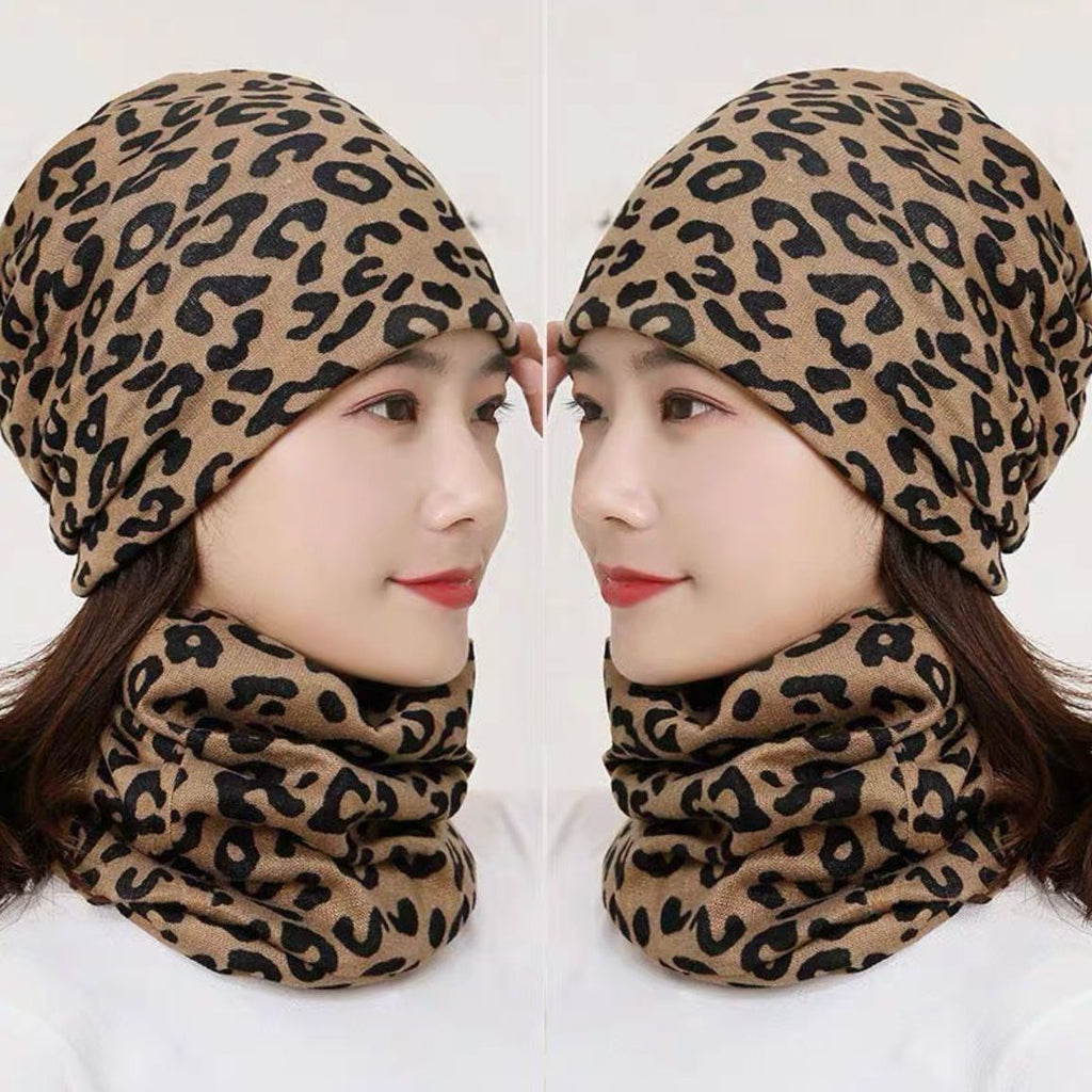 Floral neck gaiter in vibrant colours