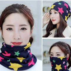 Accessorising with unisex floral scarf
