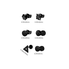 Fashionable geometric earrings suitable for men and women image 3