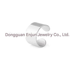 Close-up of stainless steel ear clips