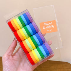 Assorted colour High Elasticity Non-Slip Hair Ties