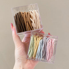 Trendy hair ties in multiple colours