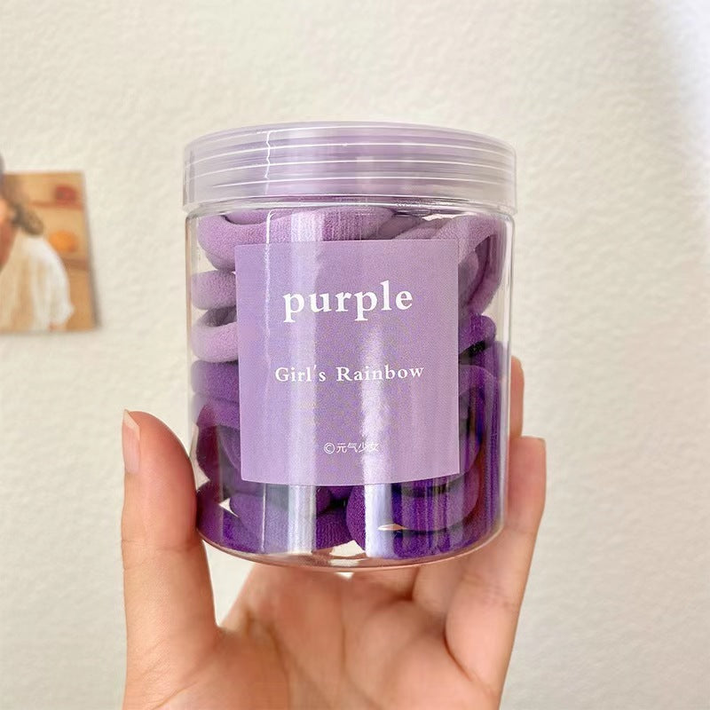 Comfortable fabric hair ties for ponytails
