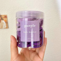 Comfortable fabric hair ties for ponytails