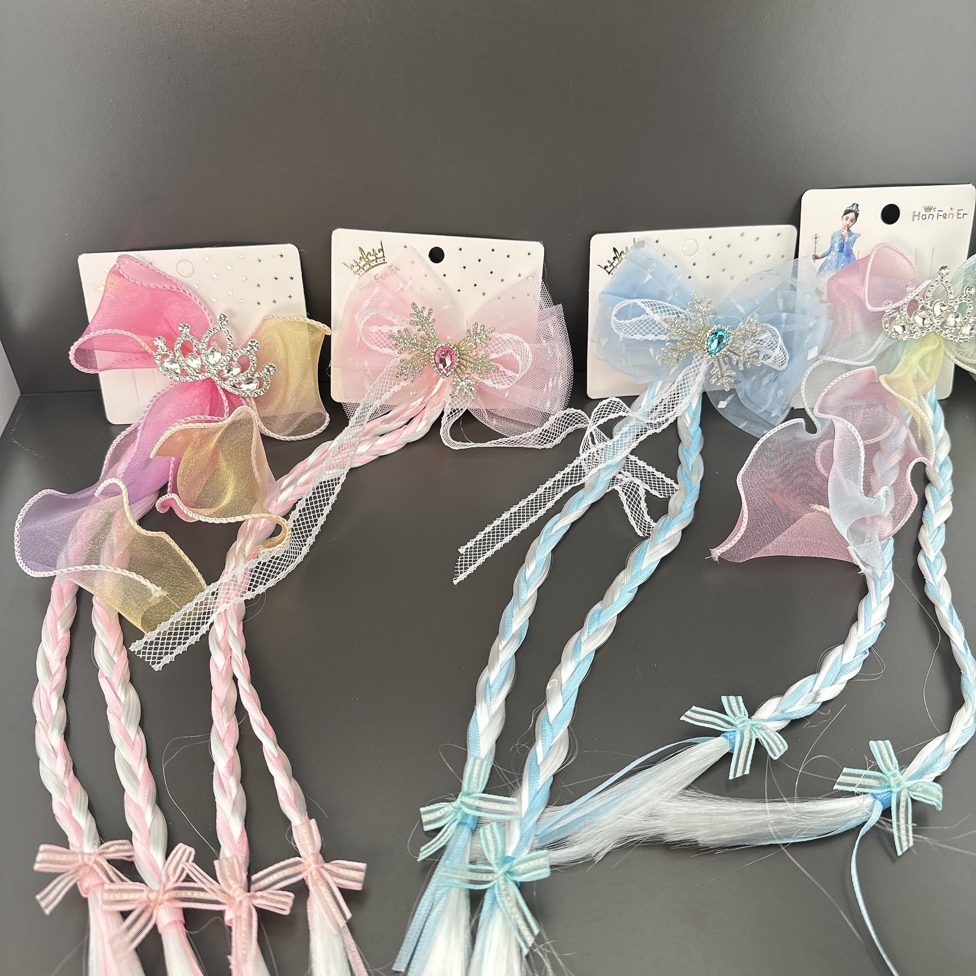 Girls hair clip with floral design