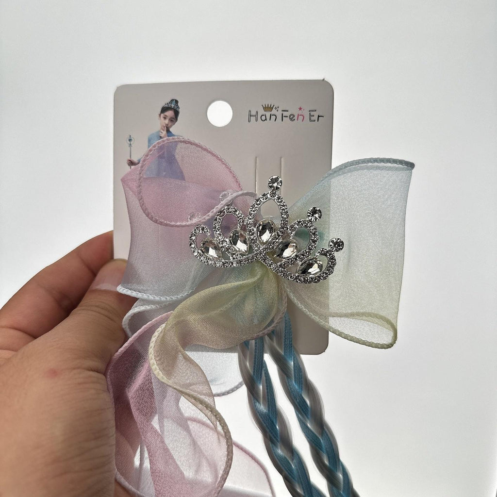 Stylish princess bow hair accessory