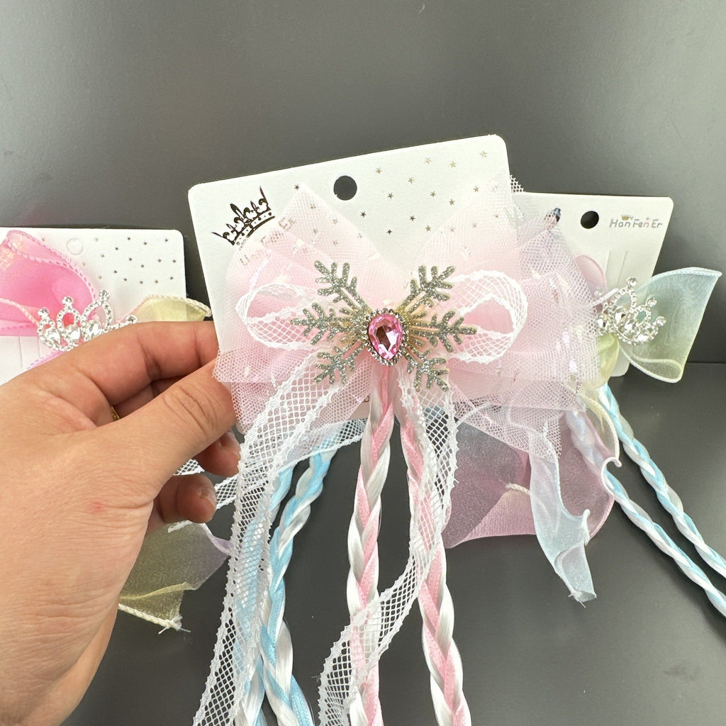 Stylish princess bow hair accessory
