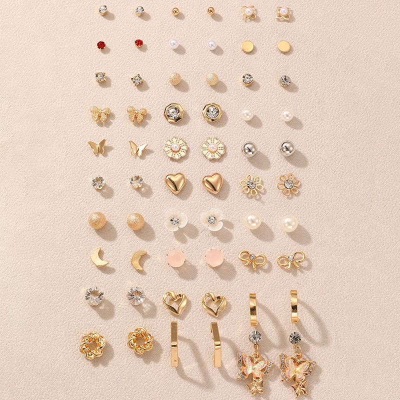 Elegant pearl earring design close-up