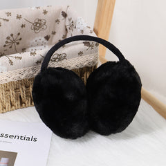Foldable earmuffs for winter in white