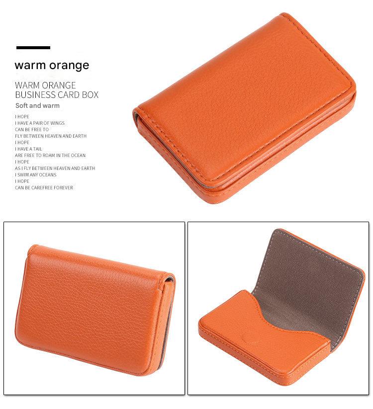 Business card organiser showing capacity for 30 cards