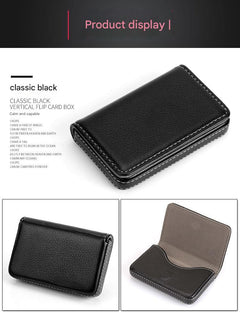 Stylish PU business card holder for corporate gifts