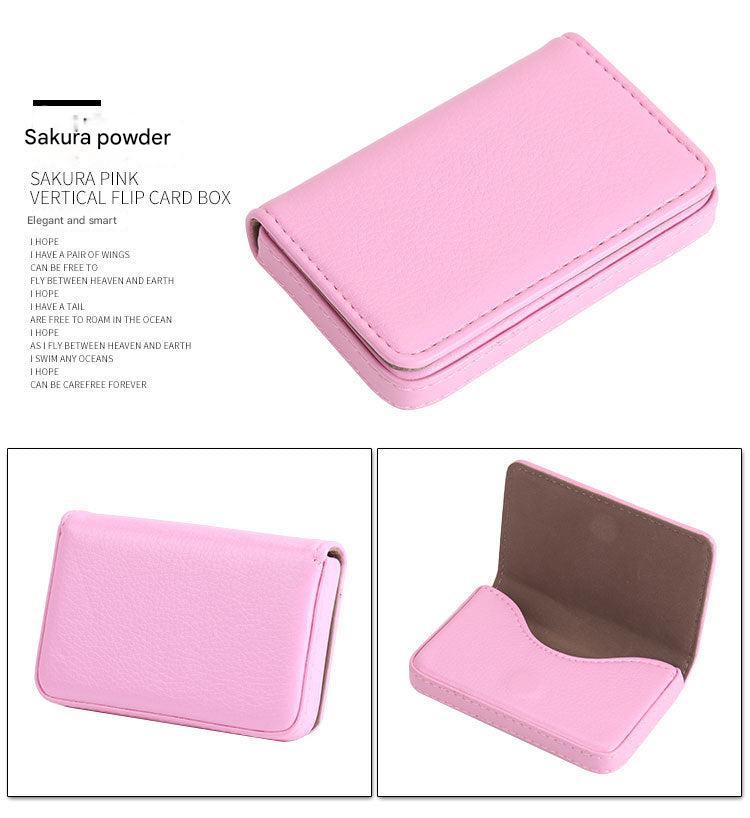 Elegant design of a PU business card holder