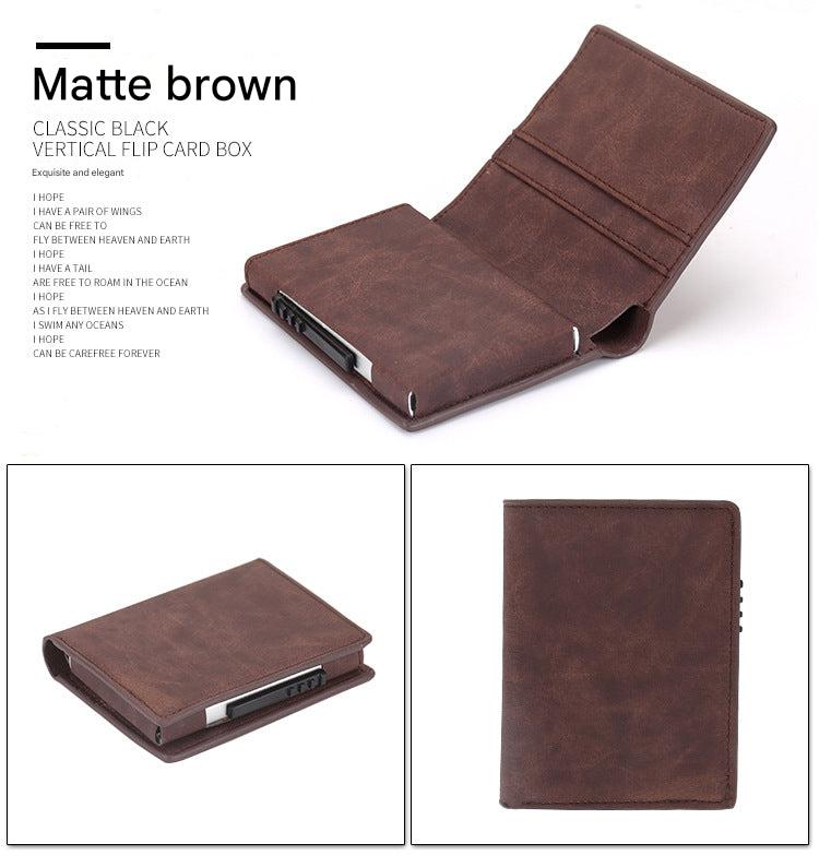Sleek design of an RFID credit card holder